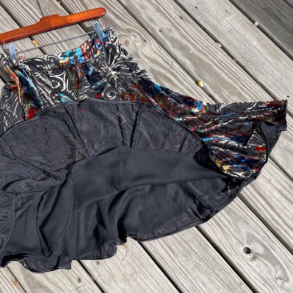 Manyus Silk Burnout skirt - Picture 5 of 10